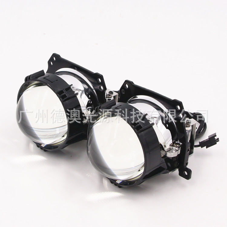 Fabricante nuevo 2,8 pulgadas LED lente de doble luz Super brillante foco de lejos y cerca de la luz integrada 45W faro de la linterna del coche