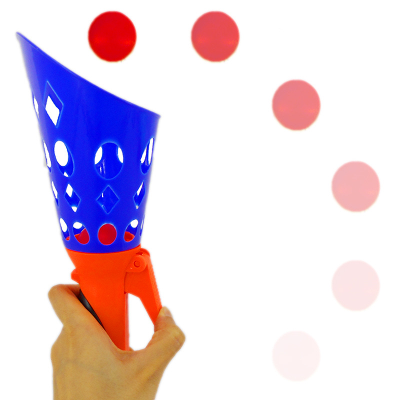 Niños nuevo exótico lanzando bola juguete partido ocio diversión catapulta bola doble traje