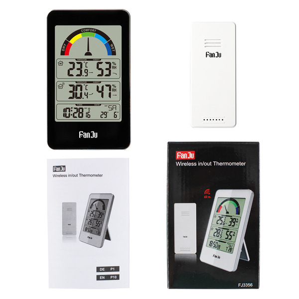 Household indoor and outdoor temperature and humidity meter 3356…