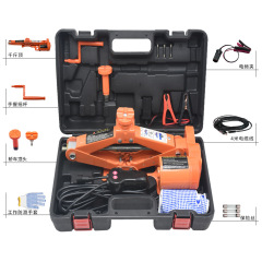 2T/3T height increasing version sedan off-road vehicle SUV suitable for 12V car mounted scissor electric jack toolbox