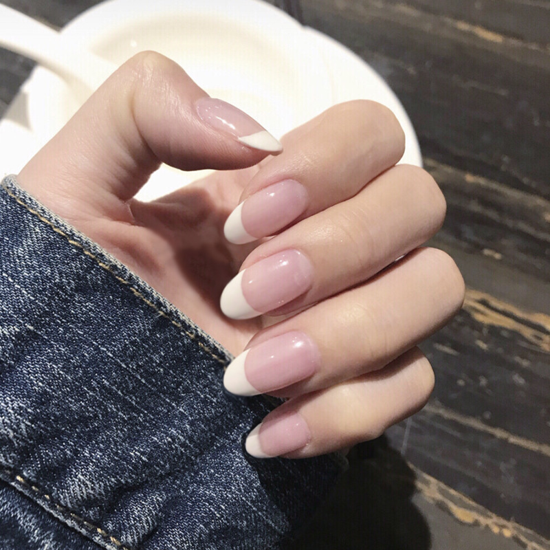French Round Pink Ins Style Bride Wear Nail Art False Nail Patch Simple Nail Press on nails French Round Pink Ins Style Bride Wear Nail Art False Nail Patch Simple Nail Press on nails