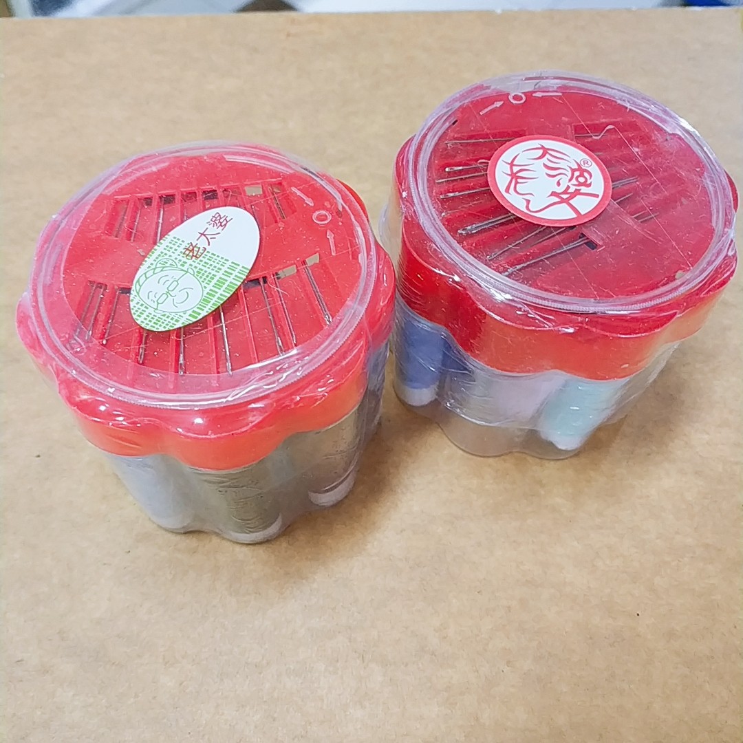 热卖现货老太婆家用针线盒套装手缝针线包针线百宝箱批发