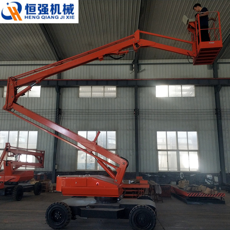 10米 12米自行式曲臂升降机 折臂式升降平台 全自动高空作业车
