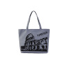 Cartoon shopping bag, shoulder bag for leisure, capacious one-shoulder bag