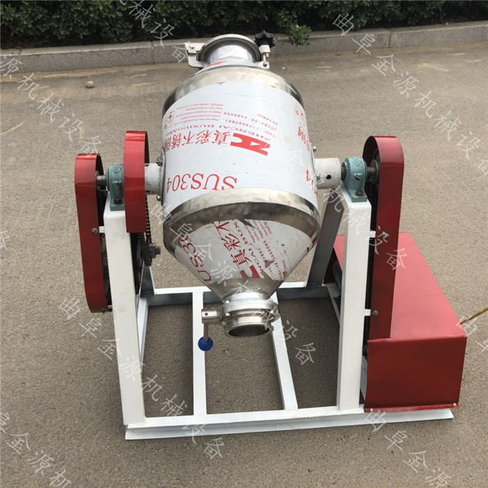 全自动砂浆水泥干粉滚筒混合机 化工粉料旋转加厚不锈钢搅拌机