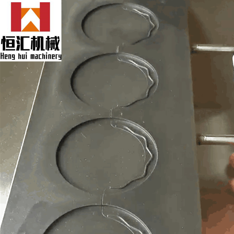 早餐店用蛋饺机不锈钢特氟龙 全自动控温蛋皮包饺机 煎制蛋饺设备