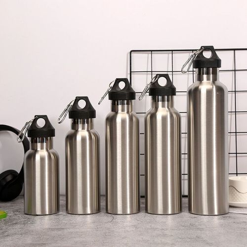 Cross-border exclusive 304 vacuum stainless steel insulated cup with bamboo wood lid, outdoor hiking portable sports water bottle available for customization