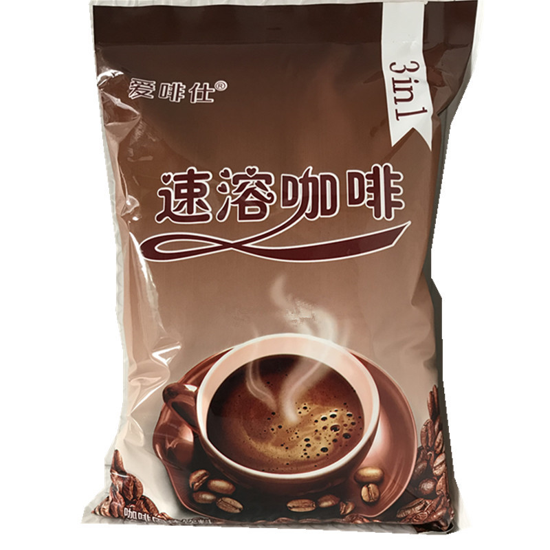 Original instant coffee powder bag 1000g three-in-one coffee machine commercial Blue Mountain Instant refreshing