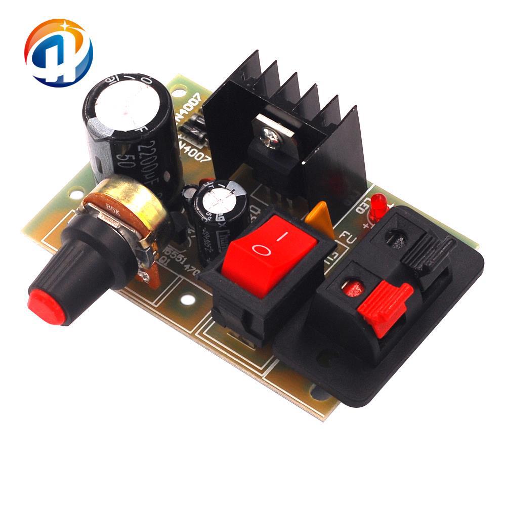 LM317可调模块可调稳压电源板套件 带整流交直流输入调压模块