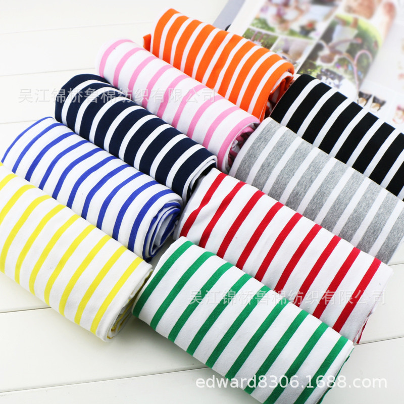 黑白色织条子不倒绒仿牛仔全涤纱麻灰格子印花涤丝氨纶PK针织汗布