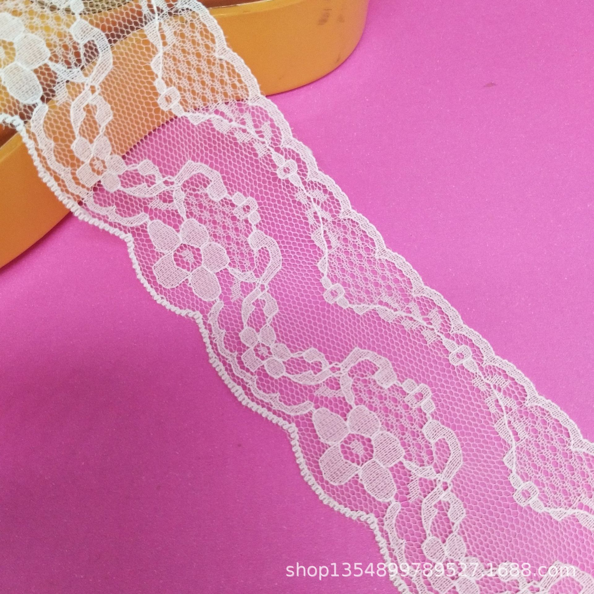 工厂现货批发5厘米 蕾丝花边 无弹花边 无弹蕾丝 服装辅料