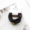 Soft elastic fresh base hair accessory with pigtail, no hair damage, Japanese and Korean