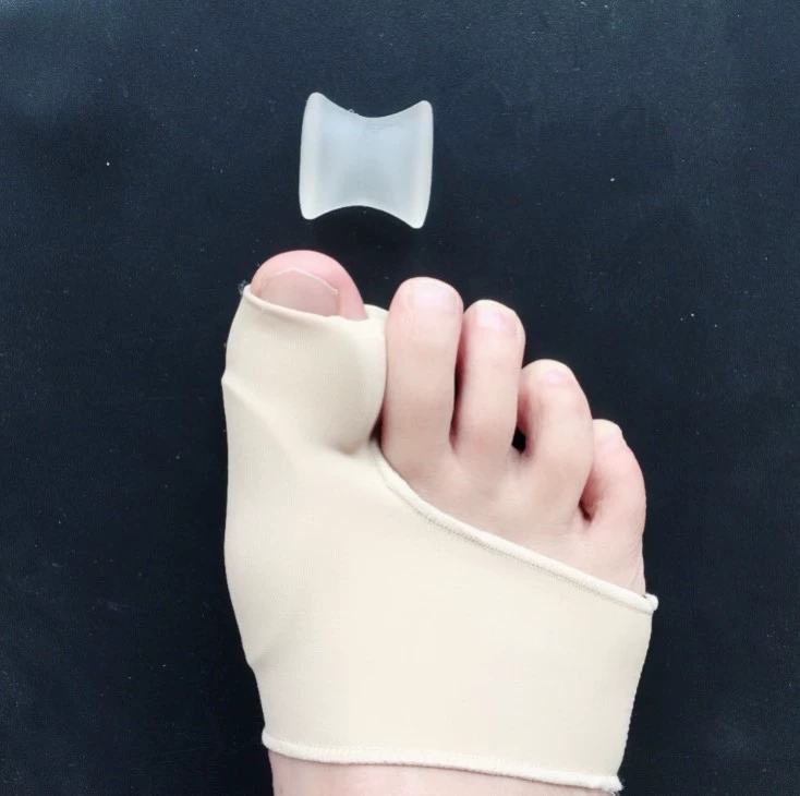 Новый встроенный резиновый блок для большого пальца стопы hallux Valgus защитный чехол для большого пальца стопы
