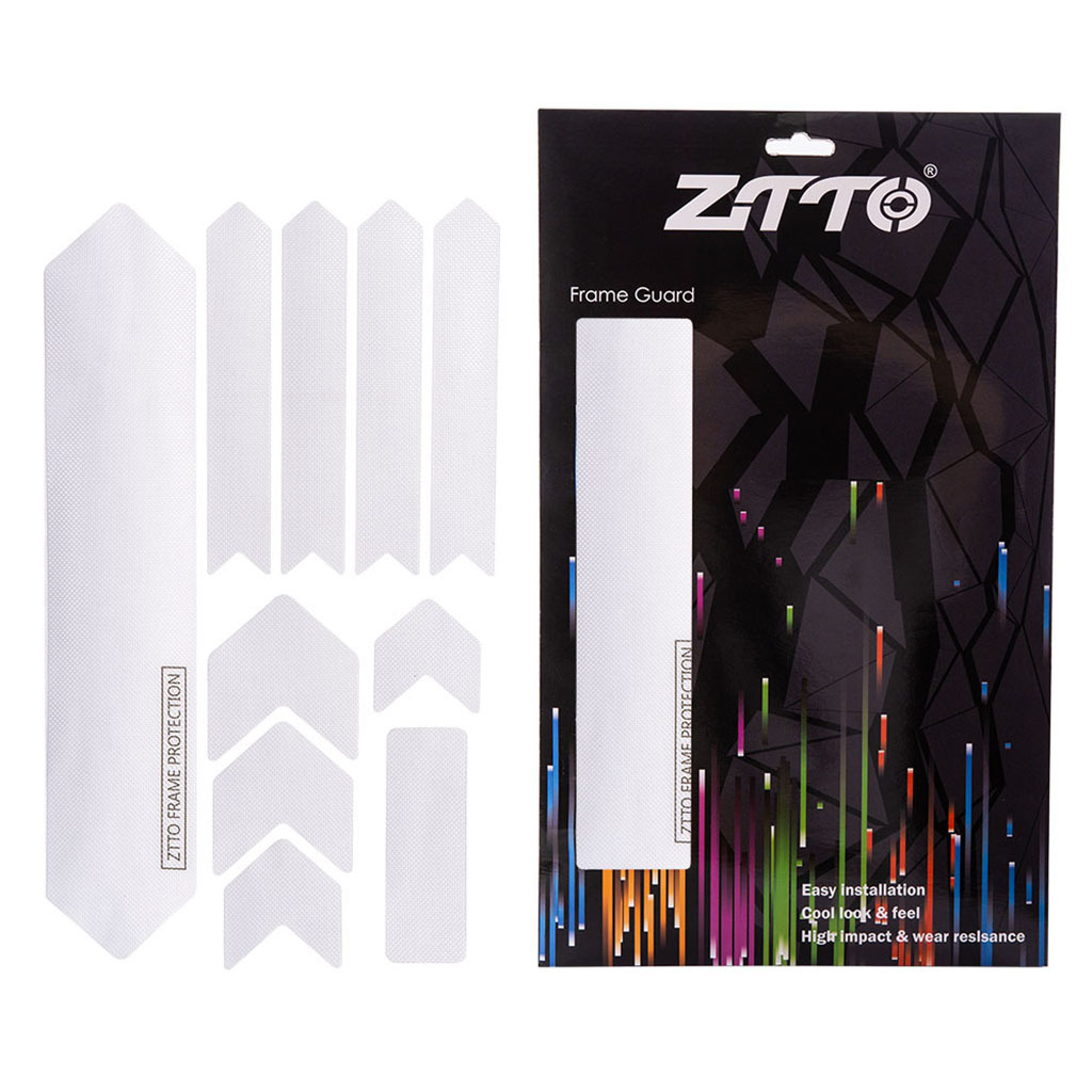 Parche de protección del marco de la bicicleta de montaña ZTTO Parche de película gruesa de la bicicleta de carretera Pegatina de protección impermeable antideslizante resistente al desgaste