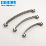 Ручка шкафа для гардероба, европейский современный простой матовый ящик для обуви, дверца шкафа, изогнутая цветная ручка из алюминиевого сплава, нержавеющая сталь