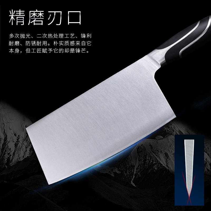 Cuchillos de cocina de acero inoxidable cuchillo cortador afilado cortador de acero al por mayor fábrica de Yangjiang