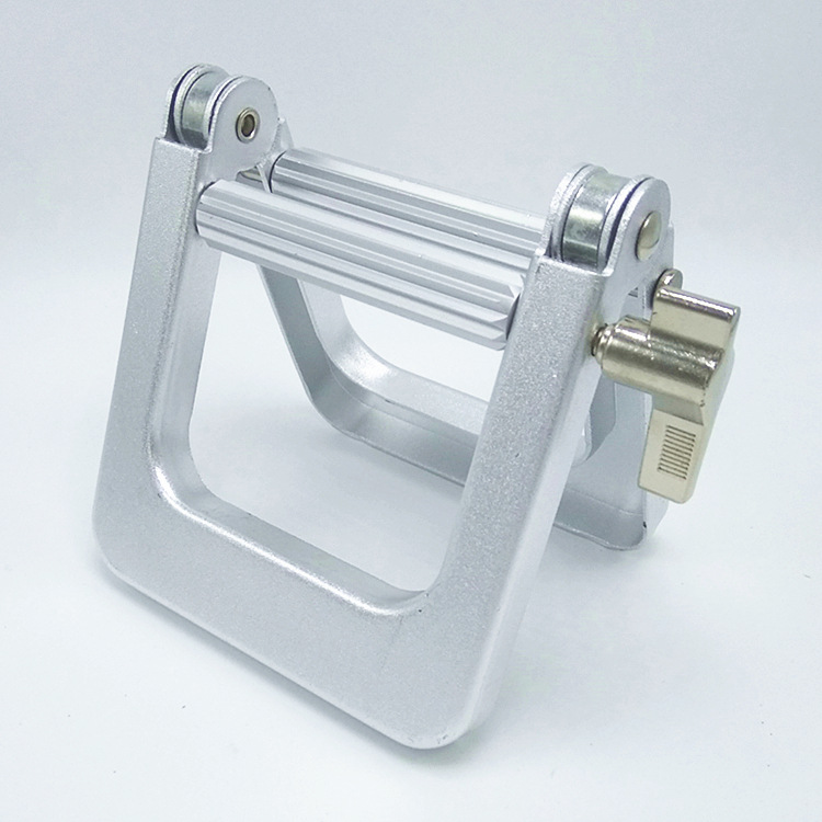 Strumenti all'ingrosso, spremi dentifricio in lega di alluminio per parrucchieri, dispenser per pasta colorante, metallo_voghion.com