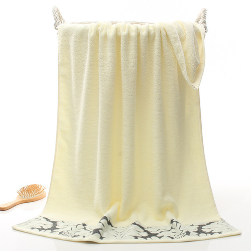 Adult bath towel pure cotton extra thick men's and women's home swimming absorbent bath towel cotton wholesale can be embroidered with logo