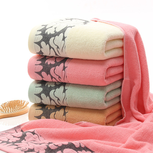 Adult bath towel pure cotton extra thick men's and women's home swimming absorbent bath towel cotton wholesale can be embroidered with logo