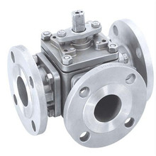 Q46F-16P DN300蒸汽式法兰四通球阀