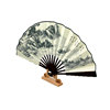 Factory Source 10 -inch Folding Silk Fan Men's Folding Fan Fan Fan Fan Style Full Bamboo Silk Fan Gift Wholesale