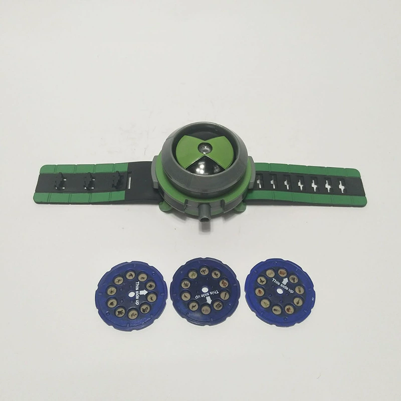 BEN10 Юный хакер Земной защитник Проекционные часы игрушка Голубой НЛО проекционные часы, модель