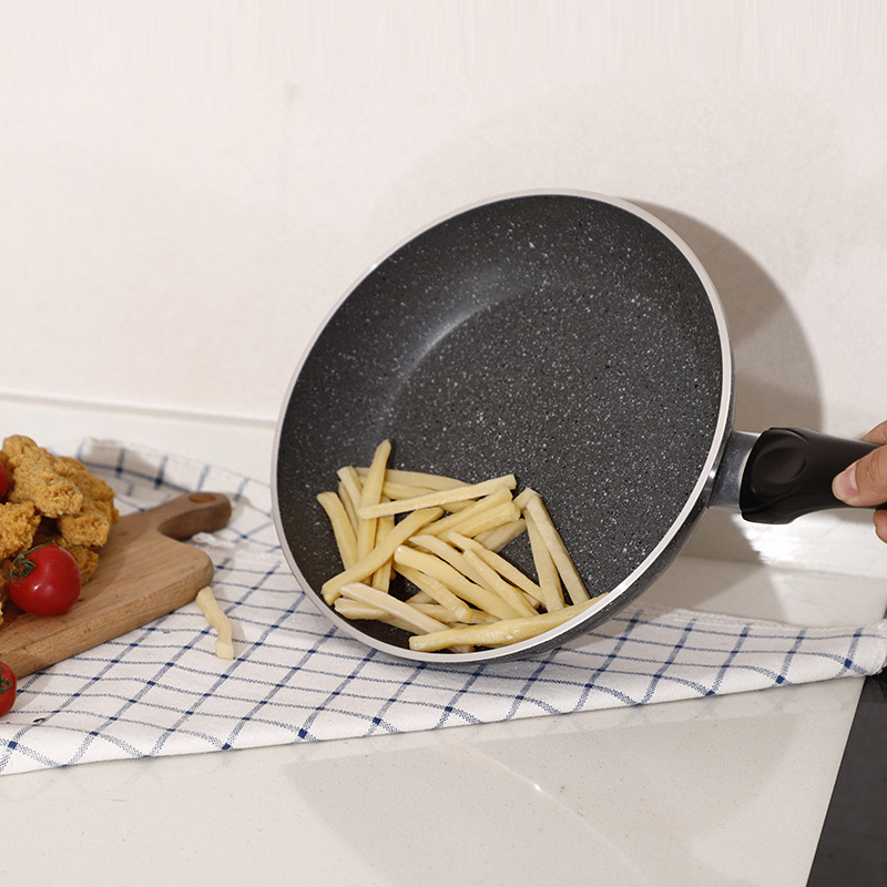 Suministro directo de fábrica maifan sartén de piedra hogar filete frito huevo frito sartén antiadherente utensilios de cocina disponibles