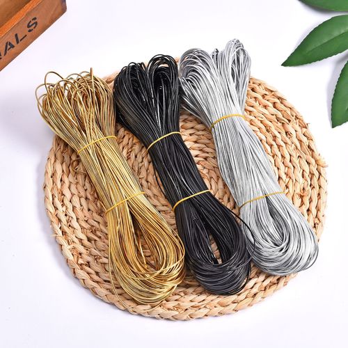 PU soft cord, four-fold pressure strip 3mm 4mm colored leather strips DIY accessories butterfly knot clothing accessories wholesale