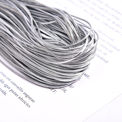 PU soft cord, four-fold pressure strip 3mm 4mm colored leather strips DIY accessories butterfly knot clothing accessories wholesale