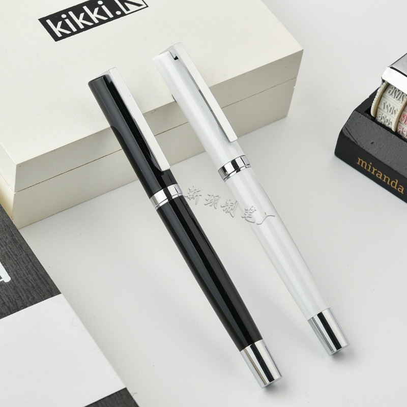 Spot Black Gel Pen Metal Ball Pen Signature Pen Advertising Business Gift Pen Can Laser LOGO