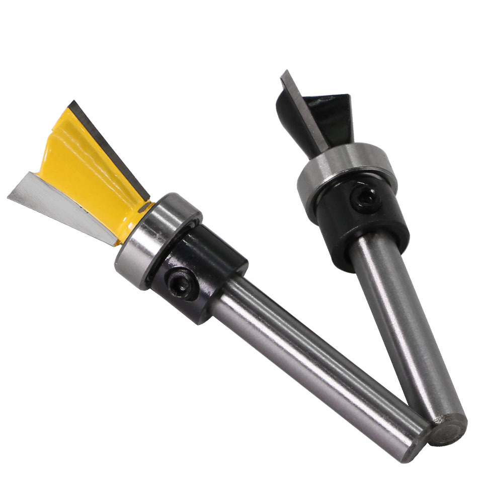 Cojinete de imitación cortador de cola de milano ranura fresadora carpintería fresadora cortador de corte máquina de corte cabeza máquina de grabado Gong cuchillo cortador de boca