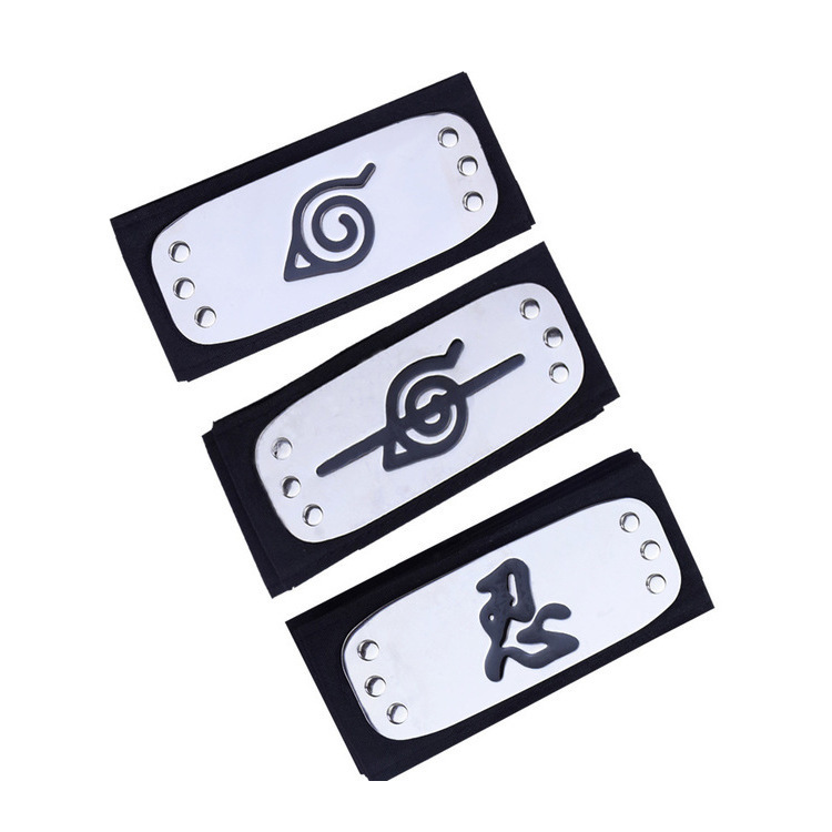 Ninja headband forbearance wooden leaf Naruto protection Ninja bandage headscarf coslapaly anime peripheral Ninja headband forbearance wooden leaf Naruto protection Ninja bandage headscarf coslapaly anime peripheral