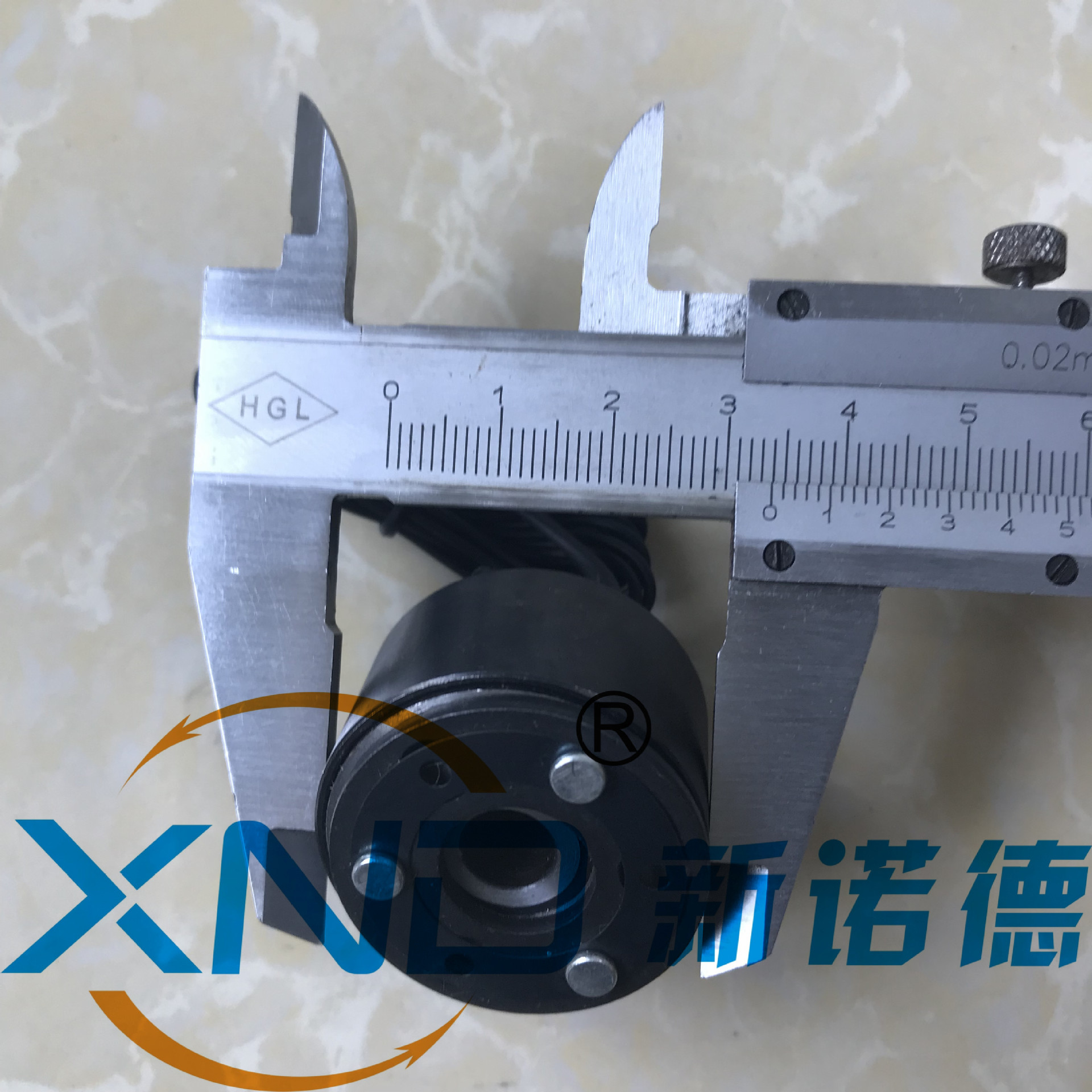 XND-LHQ-34型微型电磁离合器/外径34-内孔8mm/DC24V-6W小型离合器