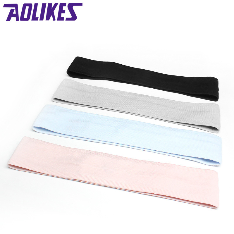 Deportes al aire libre sin costuras diadema antideslizante fitness banda absorbente de sudor disipación de calor deportes banda para el cabello diadema logotipo ajustable