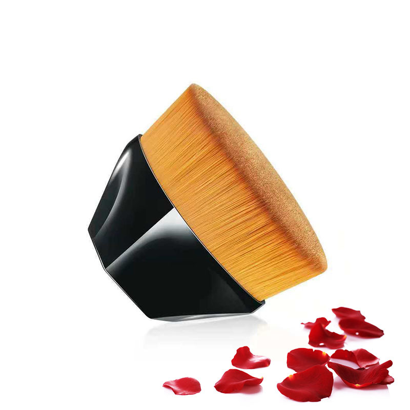 Venta caliente de fábrica N ° 55 Fundación cepillo único mágico sin fisuras pétalo corrector cepillo belleza herramientas cabeza plana maquillaje cepillo
