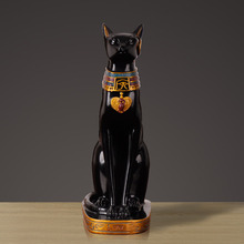 欧式家居埃及猫神树脂工艺摆件结婚礼品客厅电视柜会员桌面礼物