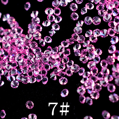 Tiktok red micro diamante clavo flash pequeño diamante roto cristal arena circón mezclado Super Flash Nueva York tormenta uñas joyería
