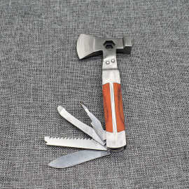 新款户外多功能求生斧头锤野外多用防身应急工具多功能应急斧头