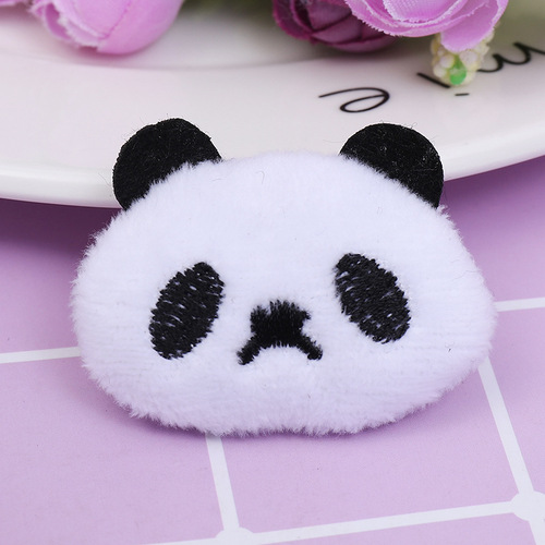 Cartoon Plush Radish Rabbit Panda DIY Shoes, Clothes, Hats, Accessories, Decorative Material Handmade Headwear Batch