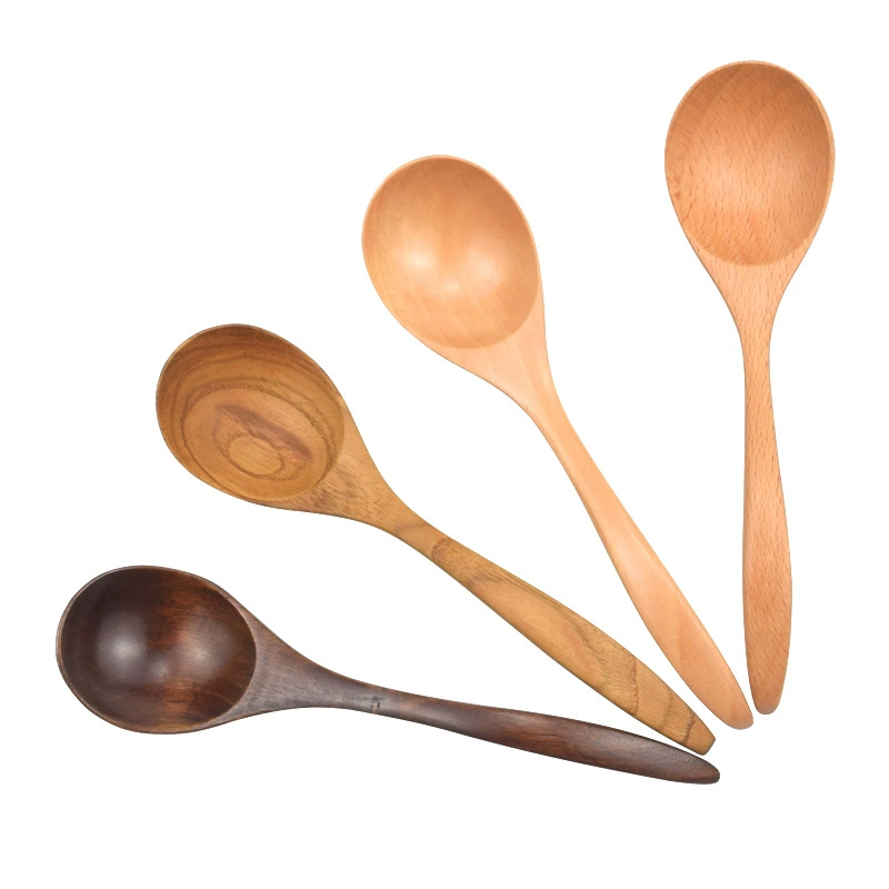 Wooden tableware, gun grip, spoon for home use, new collection