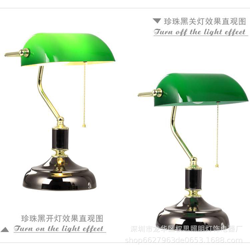 Suministro de exportación creativa retro Chiang Kai-shek viejo Shanghai República de China nostálgico Oficina estudio lámpara de mesa lámpara de banco