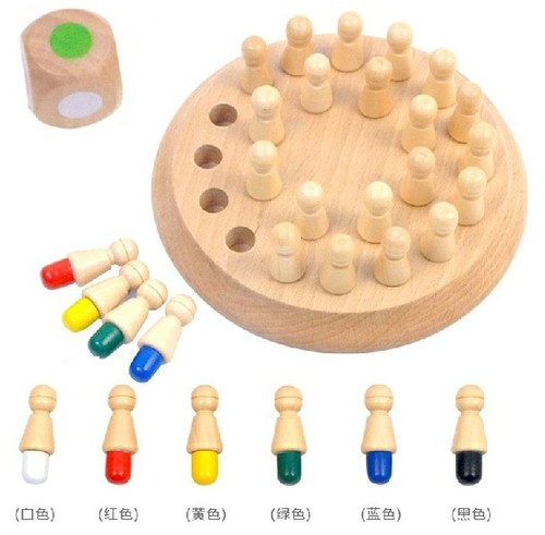 儿童早教教具记忆棋亲子棋类游戏桌面 宝宝智力认知2-3岁益智玩具