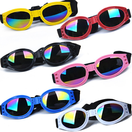 Pet glasses, foldable dog sunglasses, windproof eye protection pet accessories, cool sunglasses for cats and dogs