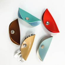 PU皮革数据线绕线器 椭圆形皮质耳机扎带 皮革USB绑线器皮扣