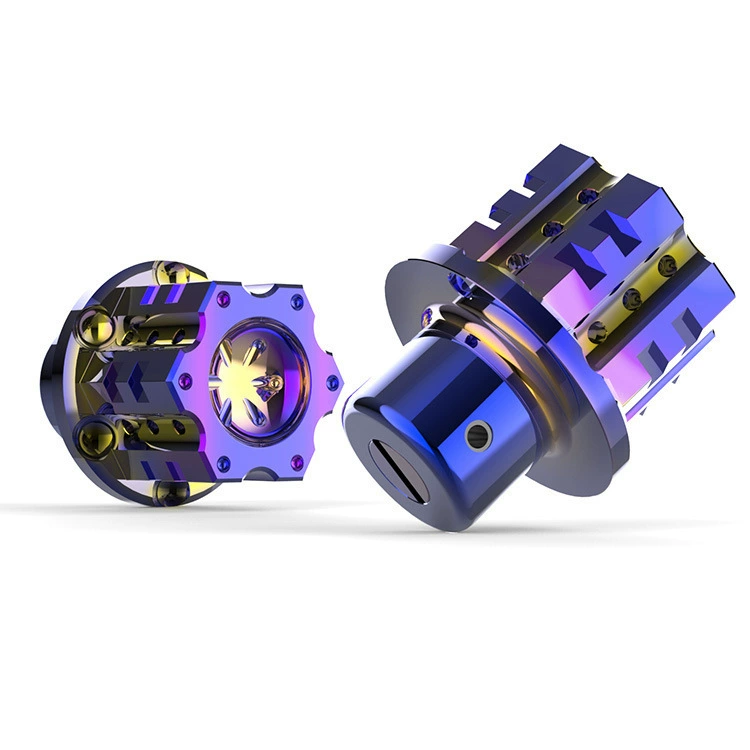 Применимо для ключей для электромобилей мотоциклов самокат модифицированные аксессуары из алюминиевого сплава теленка 9 титановый брелок