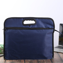 B4双层牛津布资料袋 保险保单办公收纳袋 印刷logo加厚单位文件袋