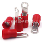 RV8-4/5/6/8/10 环形预绝缘环保冷压端子 8AWG 200只/包 O型圆形