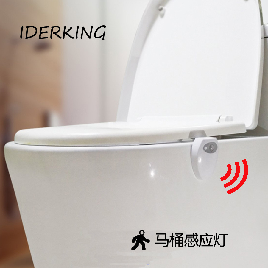 Carga nueva lámpara de sensor de inodoro que cuelga la lámpara del sensor del cuerpo humano