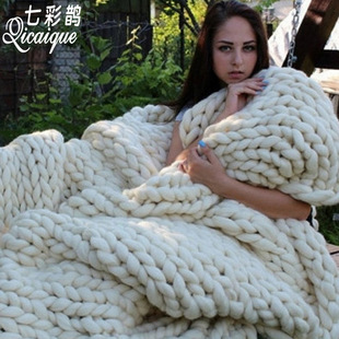 Плетеное одеяло, трикотажный диван, оптовые продажи