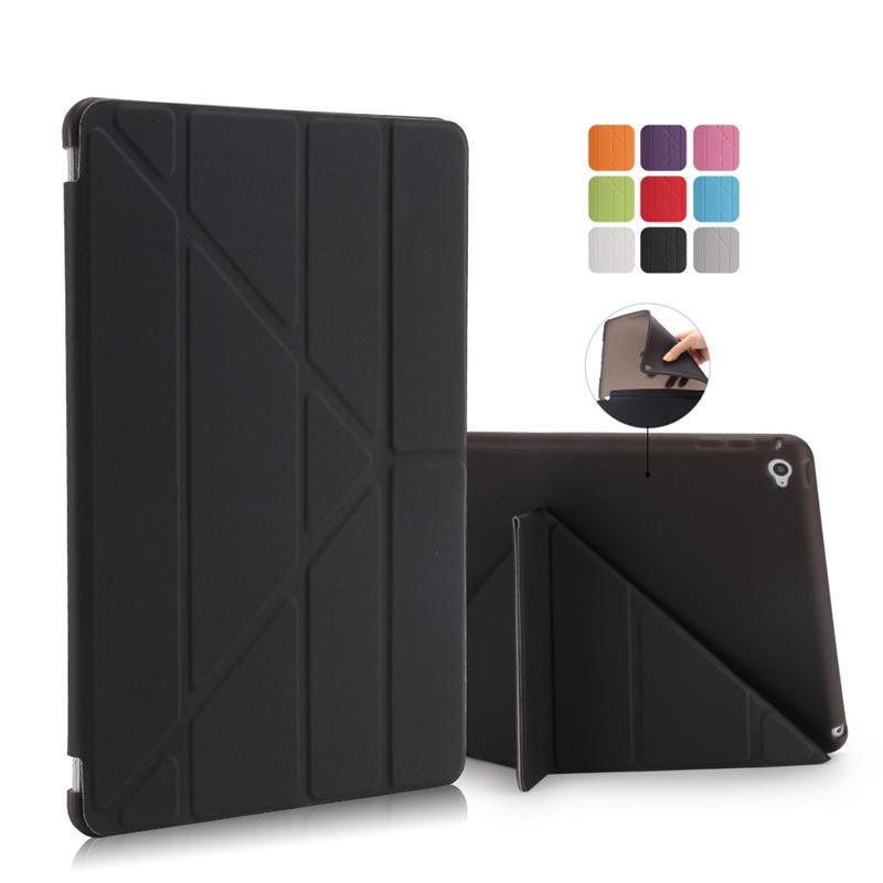 iPad Pro10.2Tpu Protective Case Ipad2022 Set 9.7 Silicone Anti-Fall Multi-Fold Tablet Case Mini45